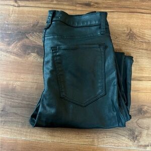 Abercrombie cross waist super skinny coated jeans sz 30